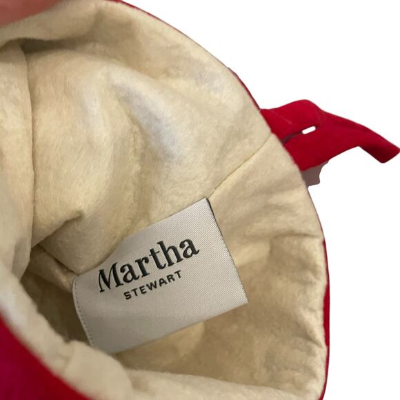 MARTHA STEWART Christmas Nutcrackers Stocking 22in Cotton Holiday Decor NEW - Picture 11 of 11